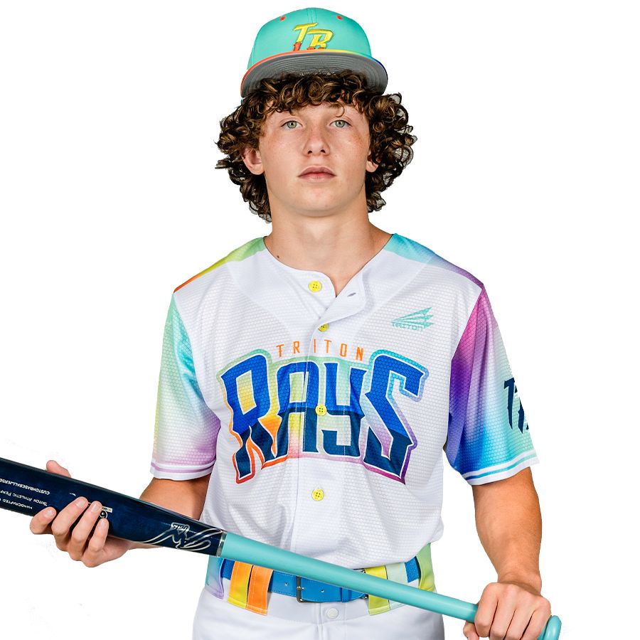 Triton Rays Water Color Baseball Jersey