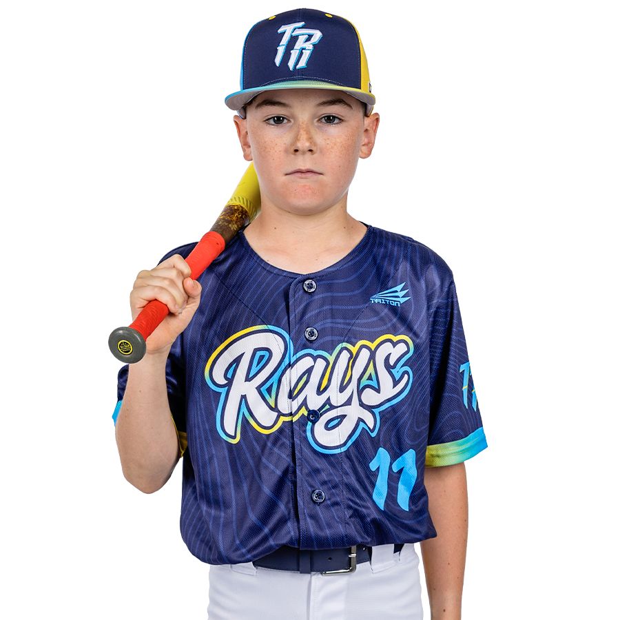 Triton Rays Waves and Ripples Baseball Jersey