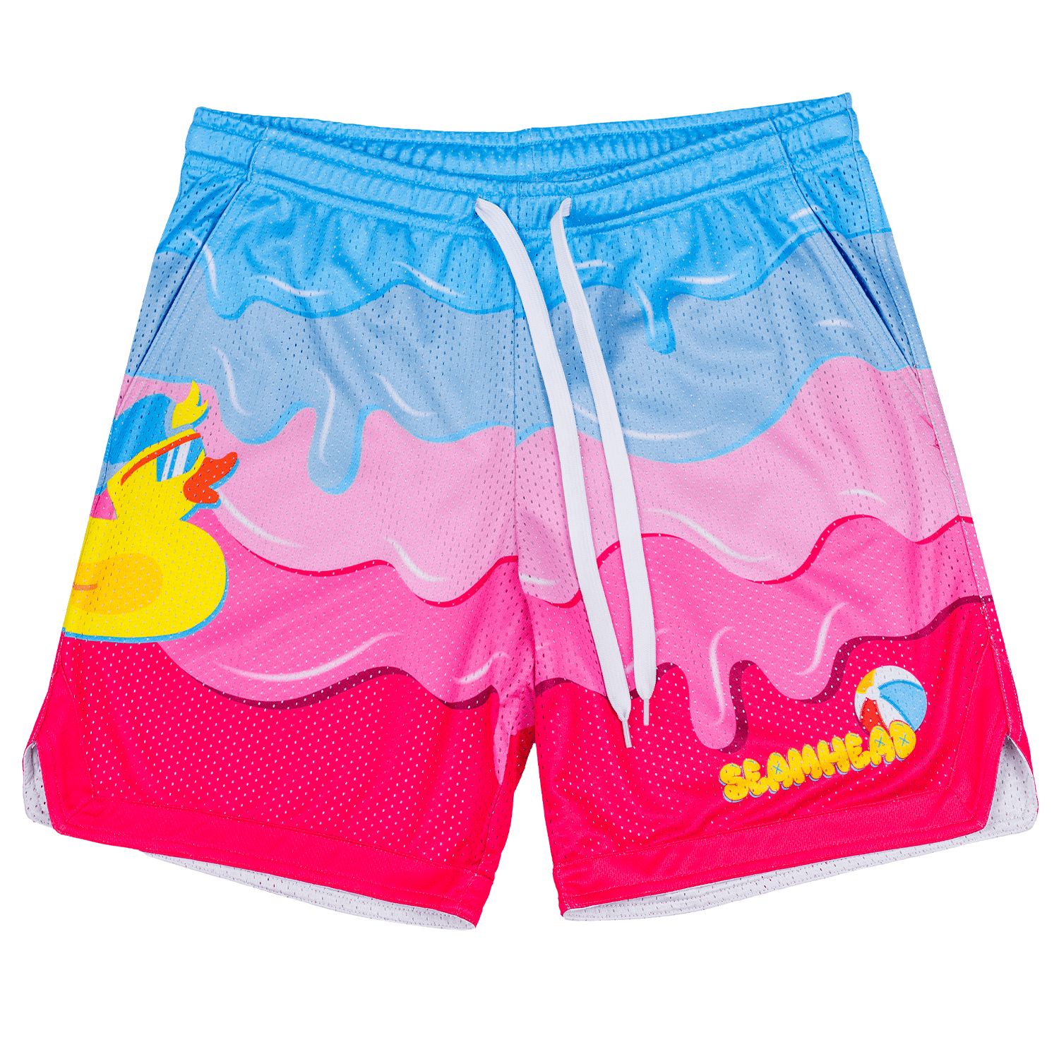 Beach Balls and Batflips Lifestyle Baseball Mesh Shorts