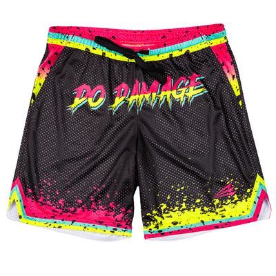 Do Damage Lifestyle Baseball Mesh Shorts