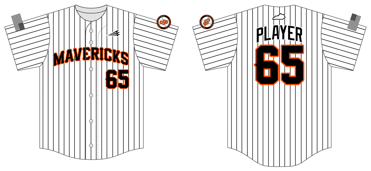 Georgetown Mavericks Custom Hexaflex Baseball Jersey #J4E