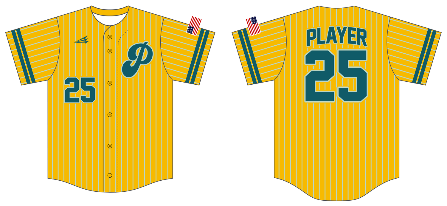 Pineapples Custom HexaFlex Baseball Jersey #J9
