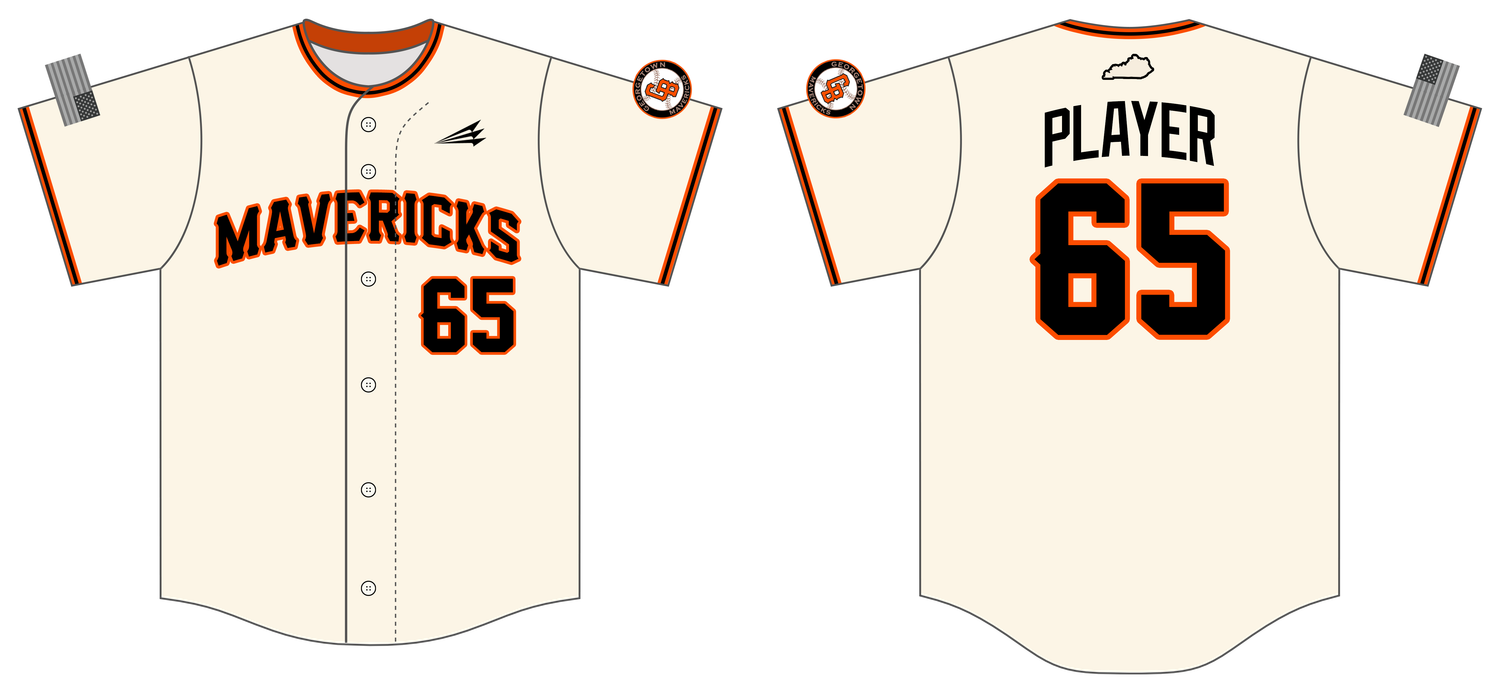 Georgetown Mavericks Custom Hexaflex Baseball Jersey #J1E
