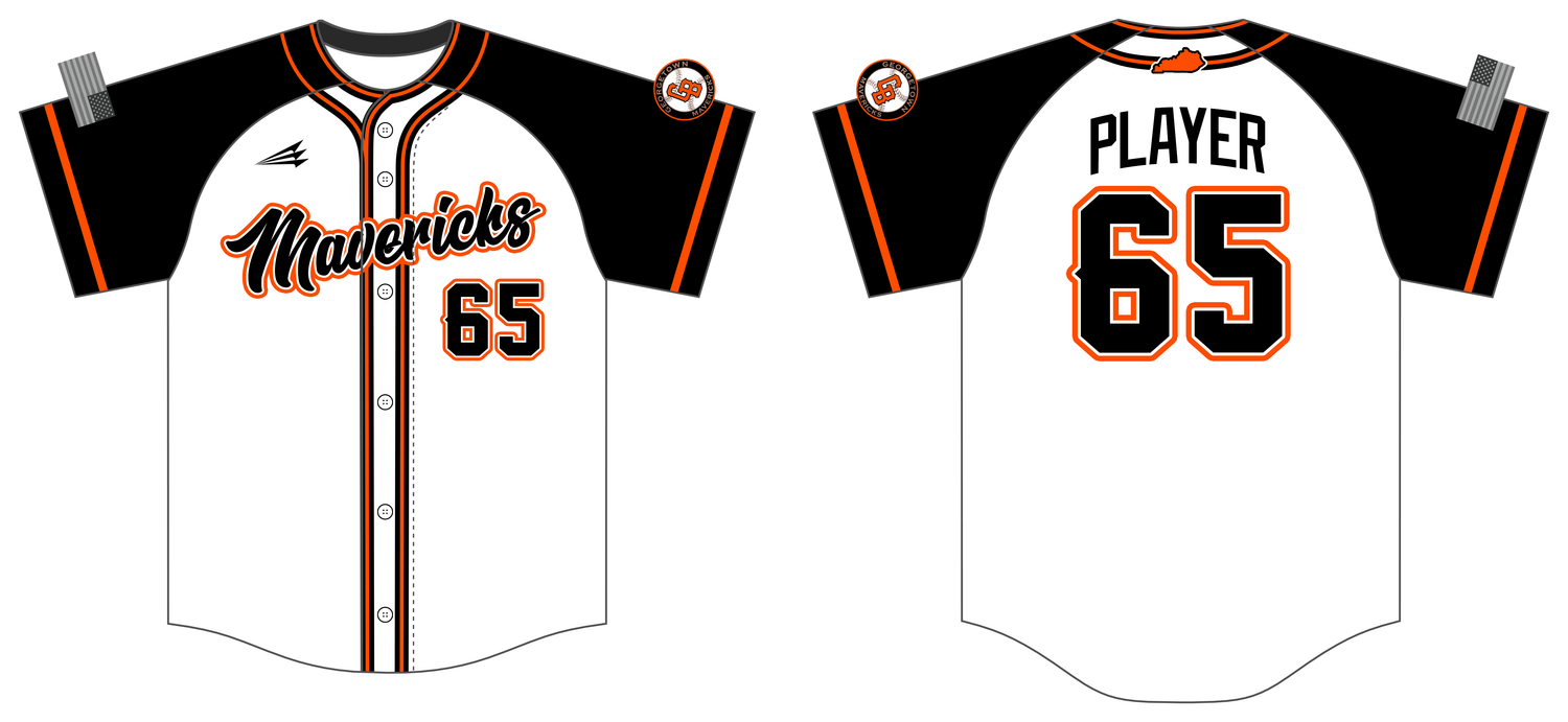 Georgetown Mavericks Custom Hexaflex Baseball Jersey #J15D