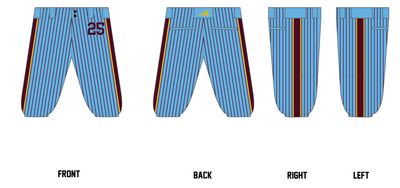 Dunlap Eagles Custom Knicker Baseball Pant #BP7F