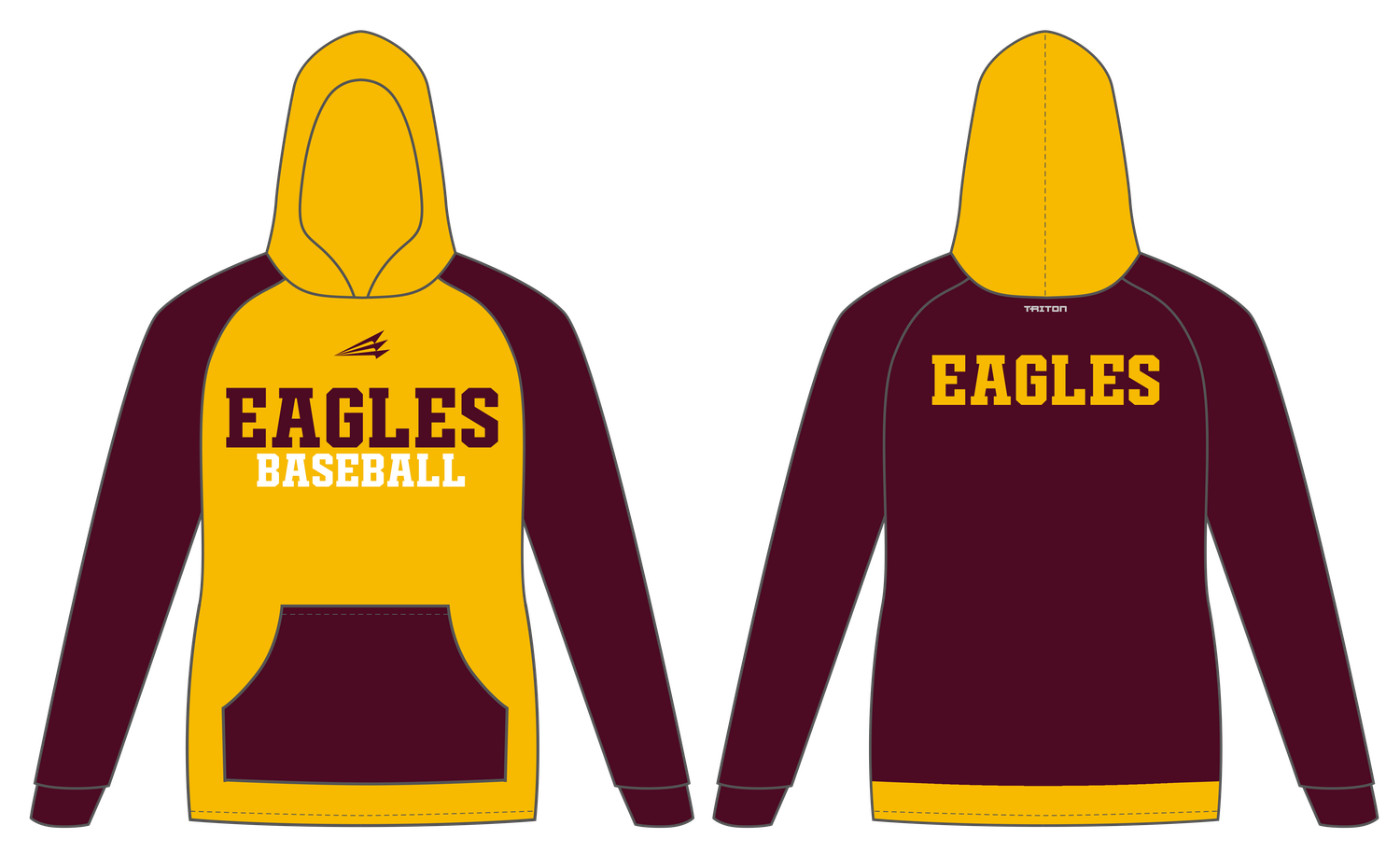 Dunlap Eagles Custom Vulcan Hoodie #VH1