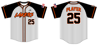 Paris Lakers Baseball Custom NanoDri Baseball Jersey #J4D