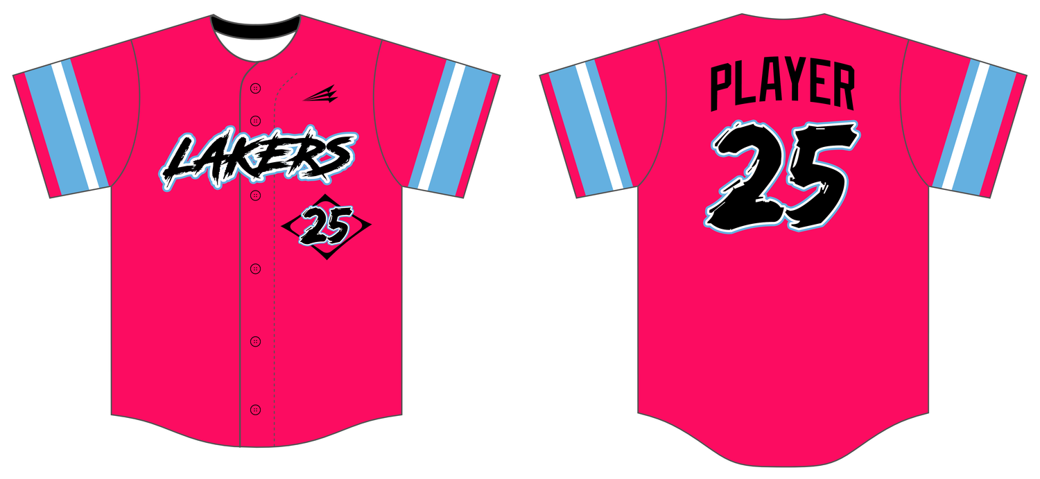 Paris Lakers Baseball Custom HexaFlex Baseball Jersey #J5B