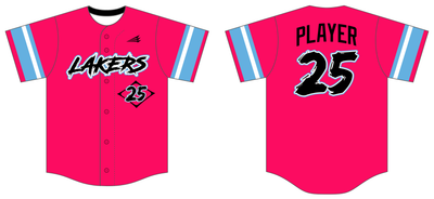 Paris Lakers Baseball Custom HexaFlex Baseball Jersey #J5B