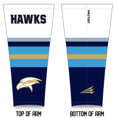 San Diego Hawks Baseball Custom Arm Sleeve #AS1B