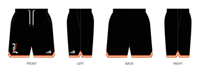 Paris Lakers Baseball Custom Retro Mesh Shorts #MS1B