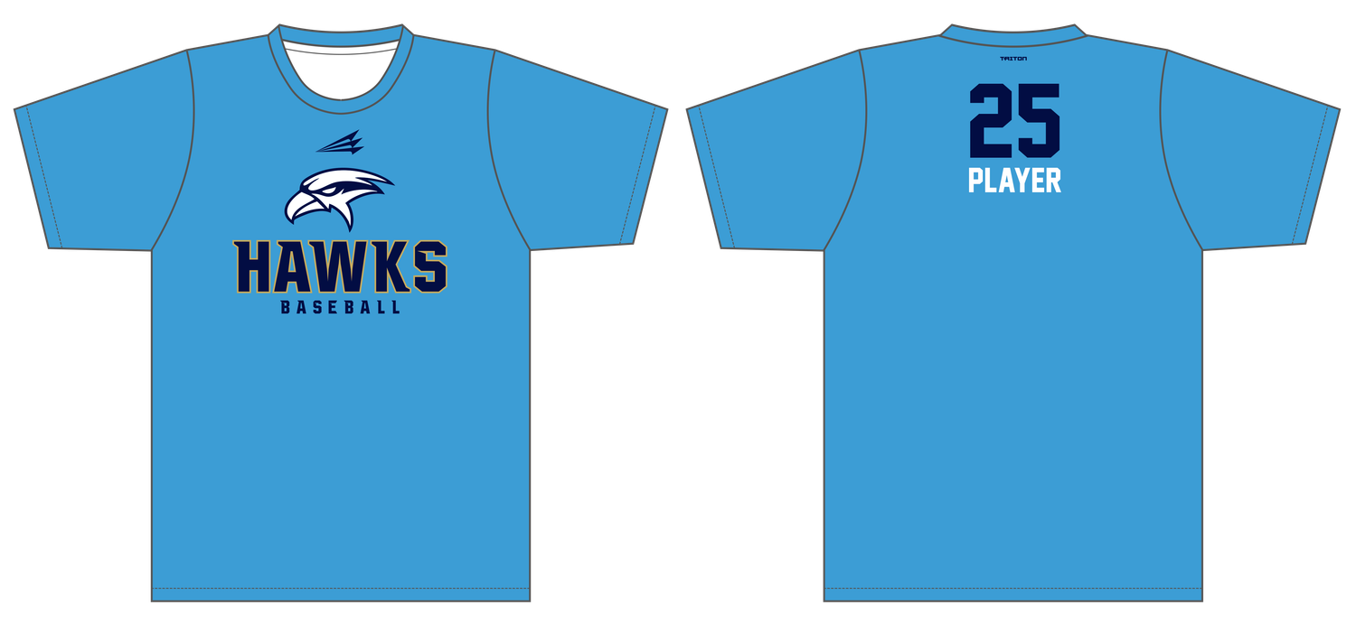 San Diego Hawks Baseball Custom HyperMAX Tee #HM2