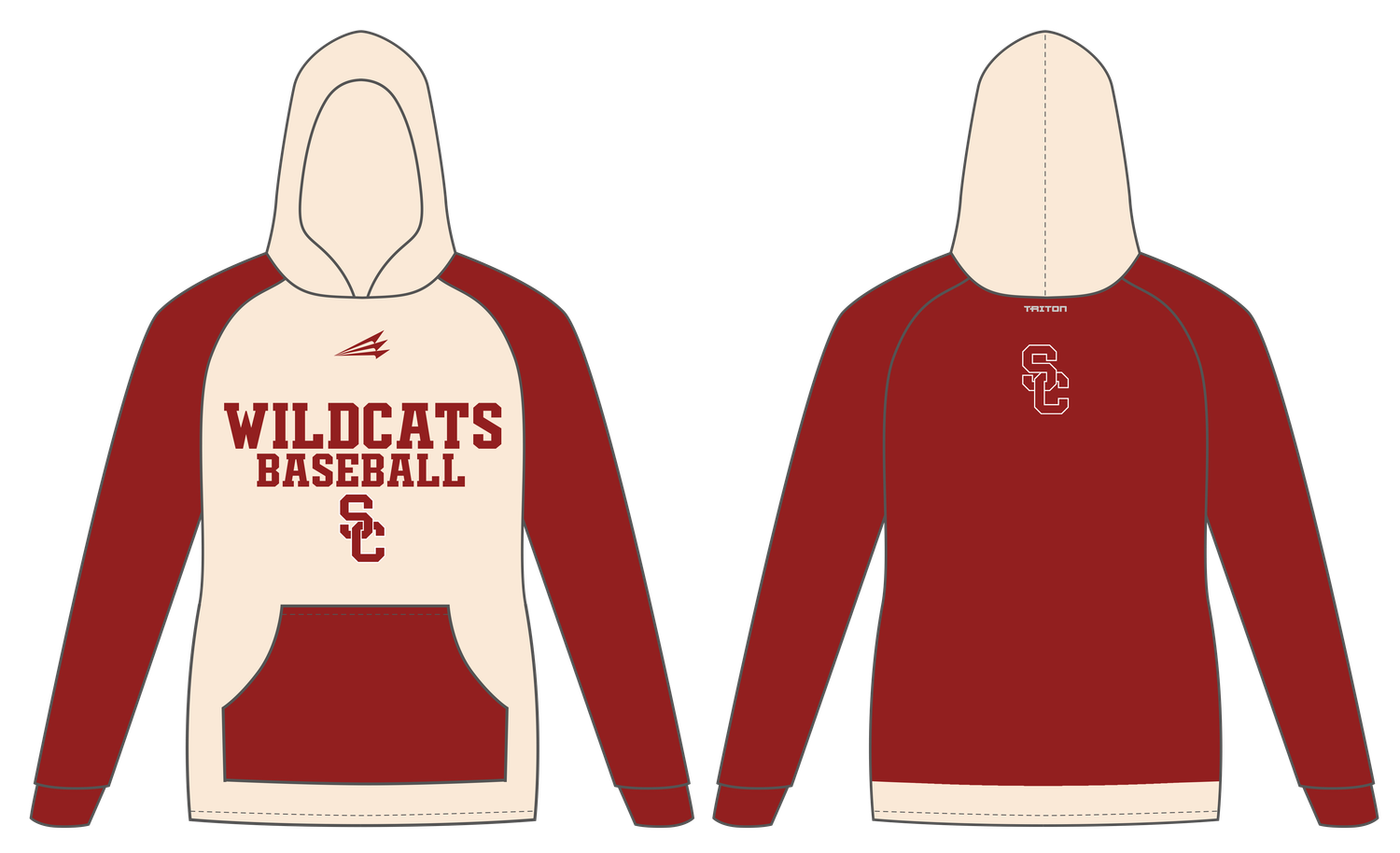Shelby County Wildcats Custom Vulcan Hoodie #VH1