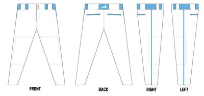 TYA Tigers Custom Athletic Baseball Pant #BP5