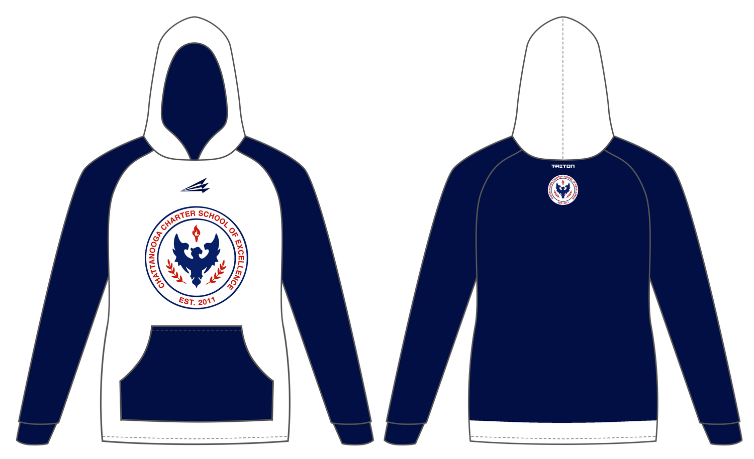Chattanooga Charter School Custom Vulcan Hoodie #VH1