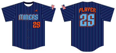 Breese Miners Custom Nanodri Baseball Jersey #J6B