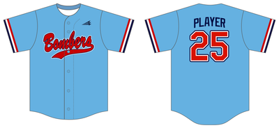 Auburn Bombers Custom NanoDri Baseball Jersey #J3
