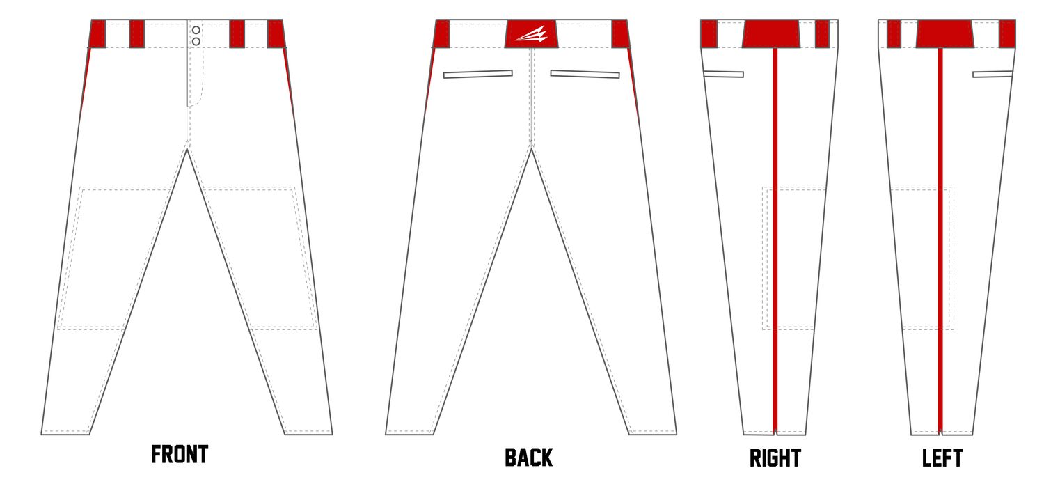 Auburn Bombers Custom Athletic Baseball Pant #BP2A