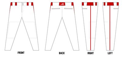 Auburn Bombers Custom Athletic Baseball Pant #BP2A