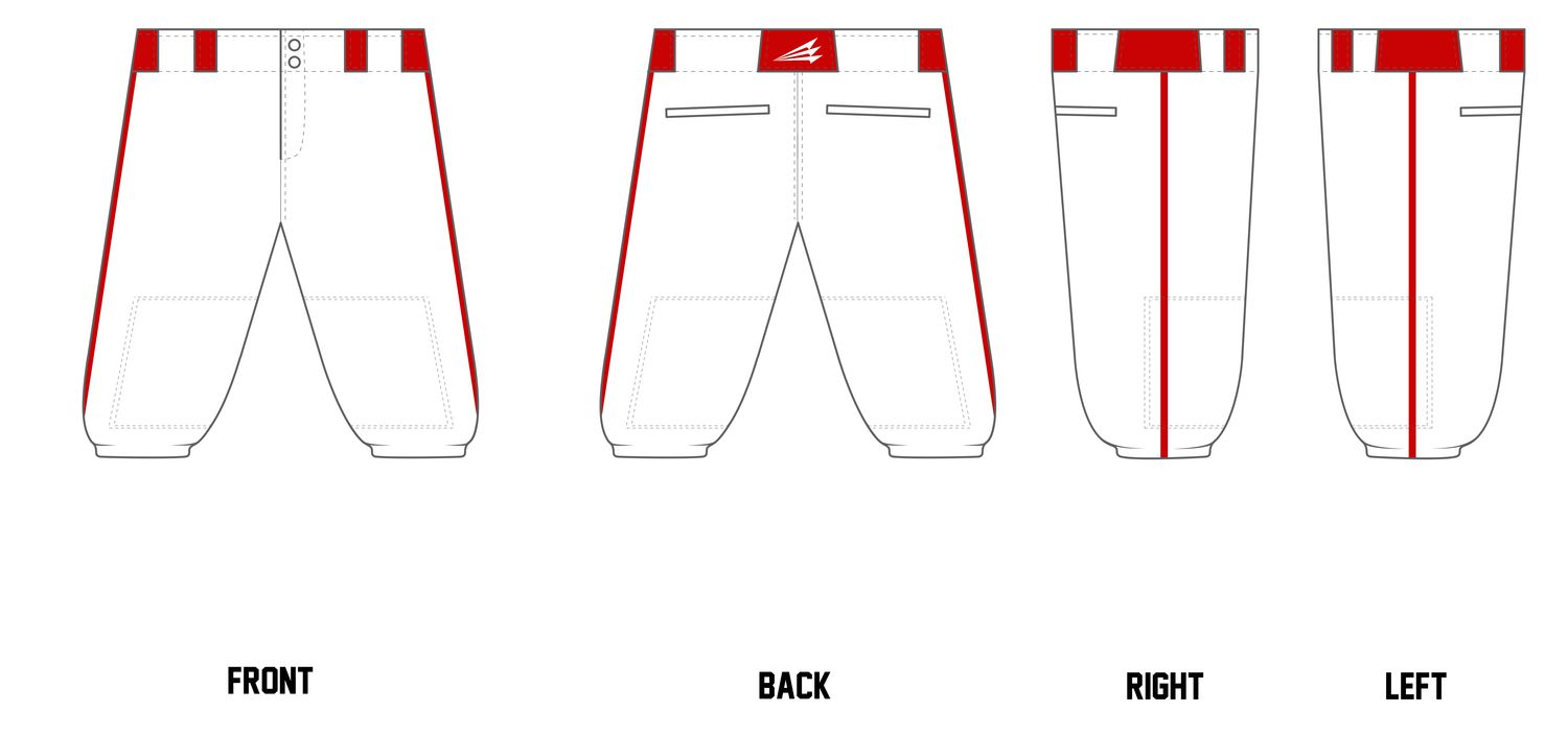 Auburn Bombers Custom Knicker Baseball Pant #BP2