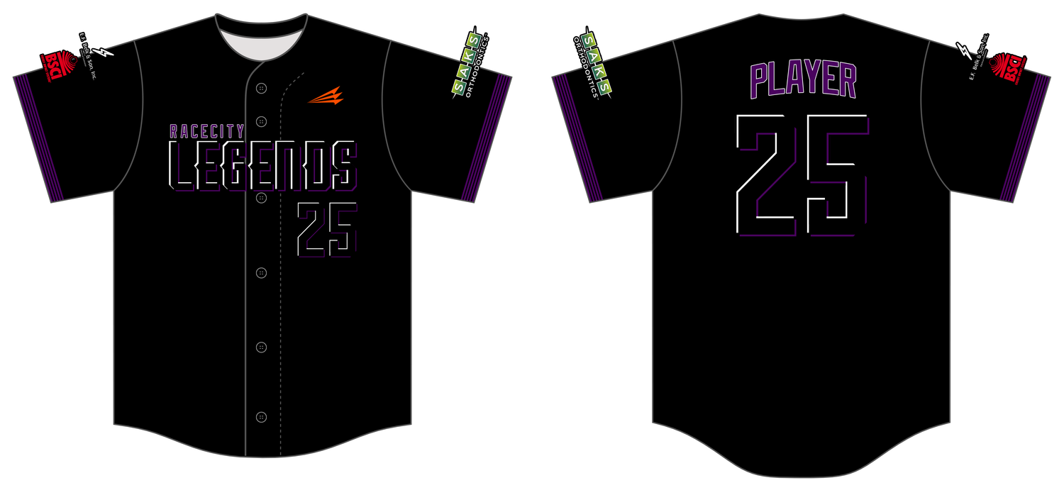 Race City Legends Custom NanoDri Baseball Jersey #J20H