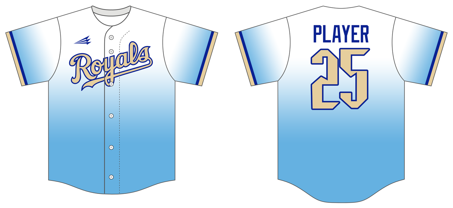 New York Royals Custom HexaFlex Baseball Jersey #J2C