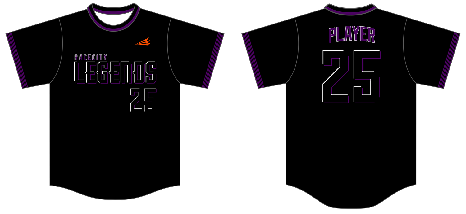 Race City Legends Custom NanoDri Baseball Jersey #J26B