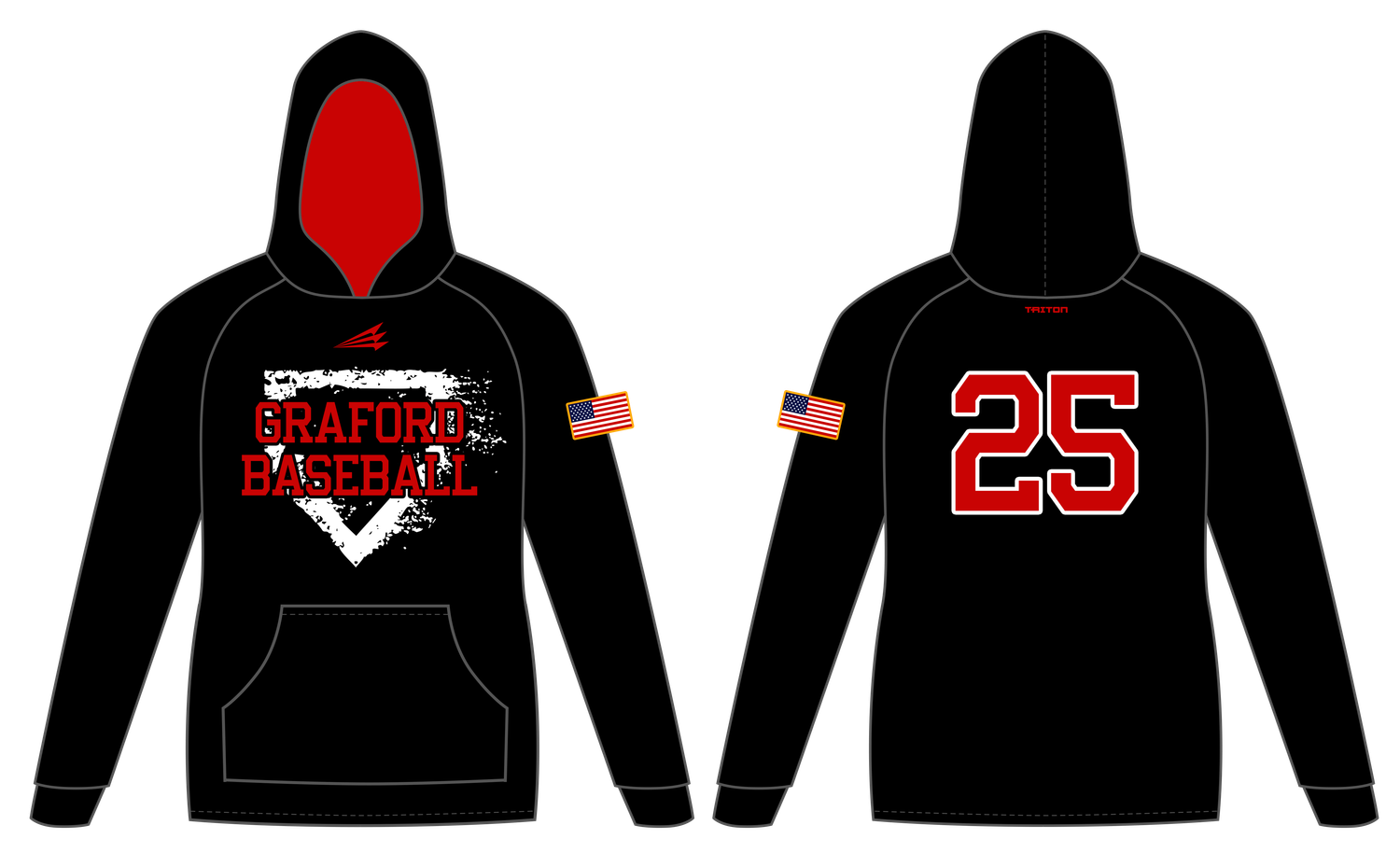 Graford Jackrabbits Custom Vulcan Hoodie #VH1