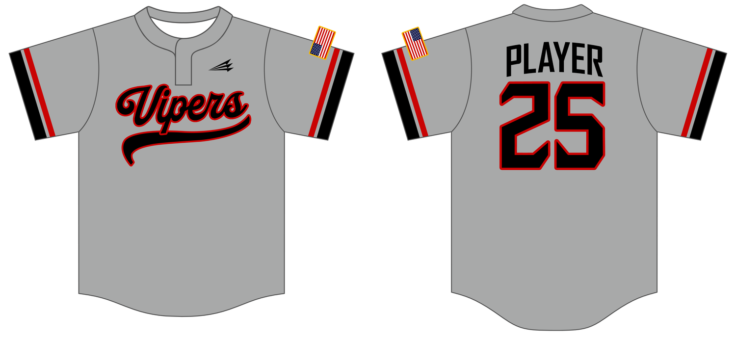 Metter Vipers Custom NanoDri Baseball Jersey #J1C