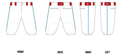 Texas Muscle Custom Knicker Baseball Pant #BP1