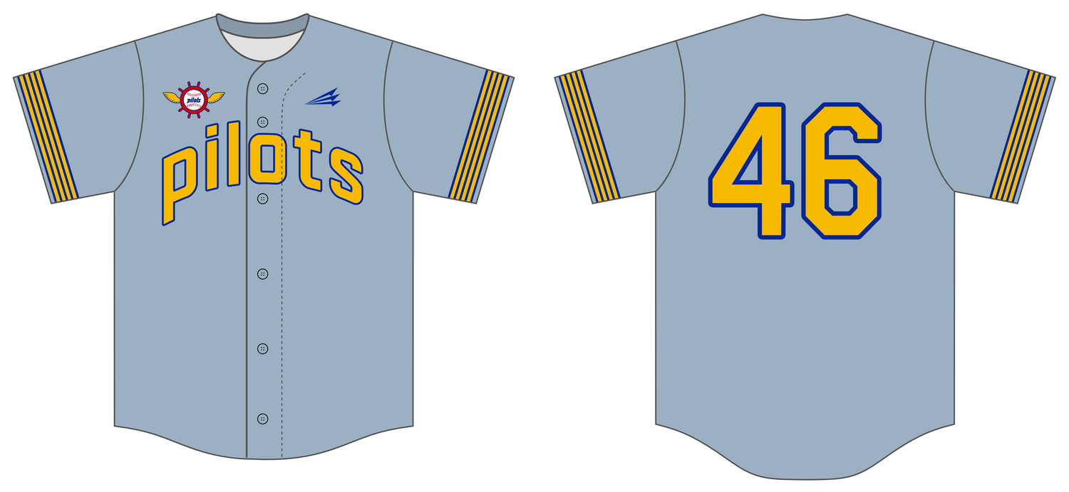 Pilots Custom HexaFlex Baseball Jersey #J1B