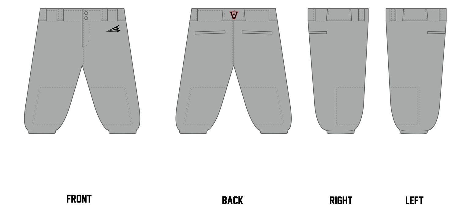Metter Vipers Custom Knicker Baseball Pant #BP1CK