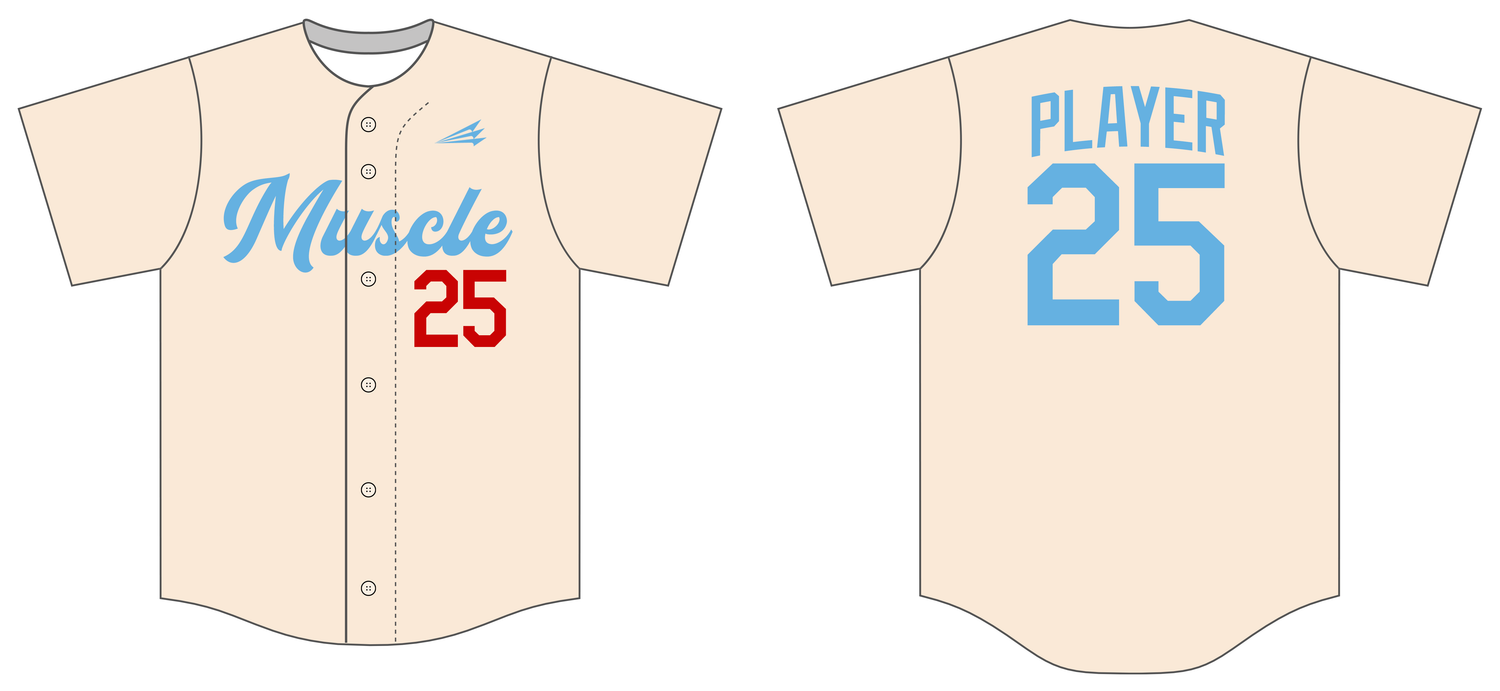 Texas Muscle Custom HexaFlex Baseball Jersey #J4F