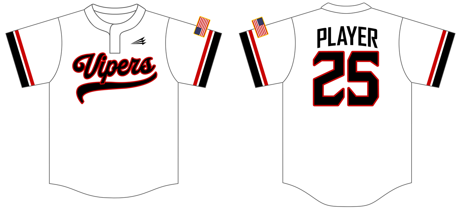 Metter Vipers Custom NanoDri Baseball Jersey #J1
