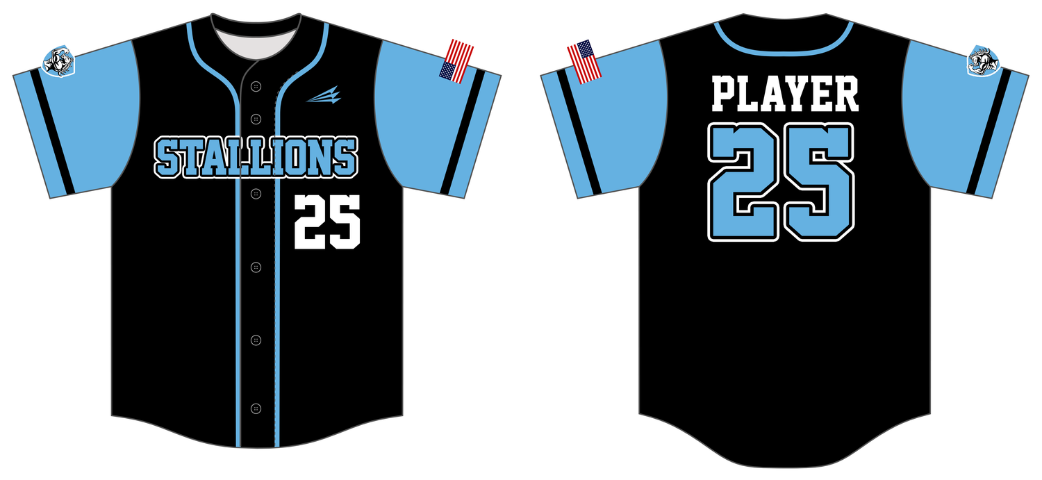 Stallions Baseball Custom HexaFlex Baseball Jersey #J3