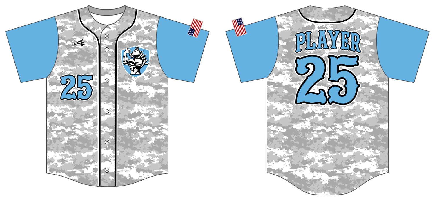 Stallions Baseball Custom HexaFlex Baseball Jersey #J1