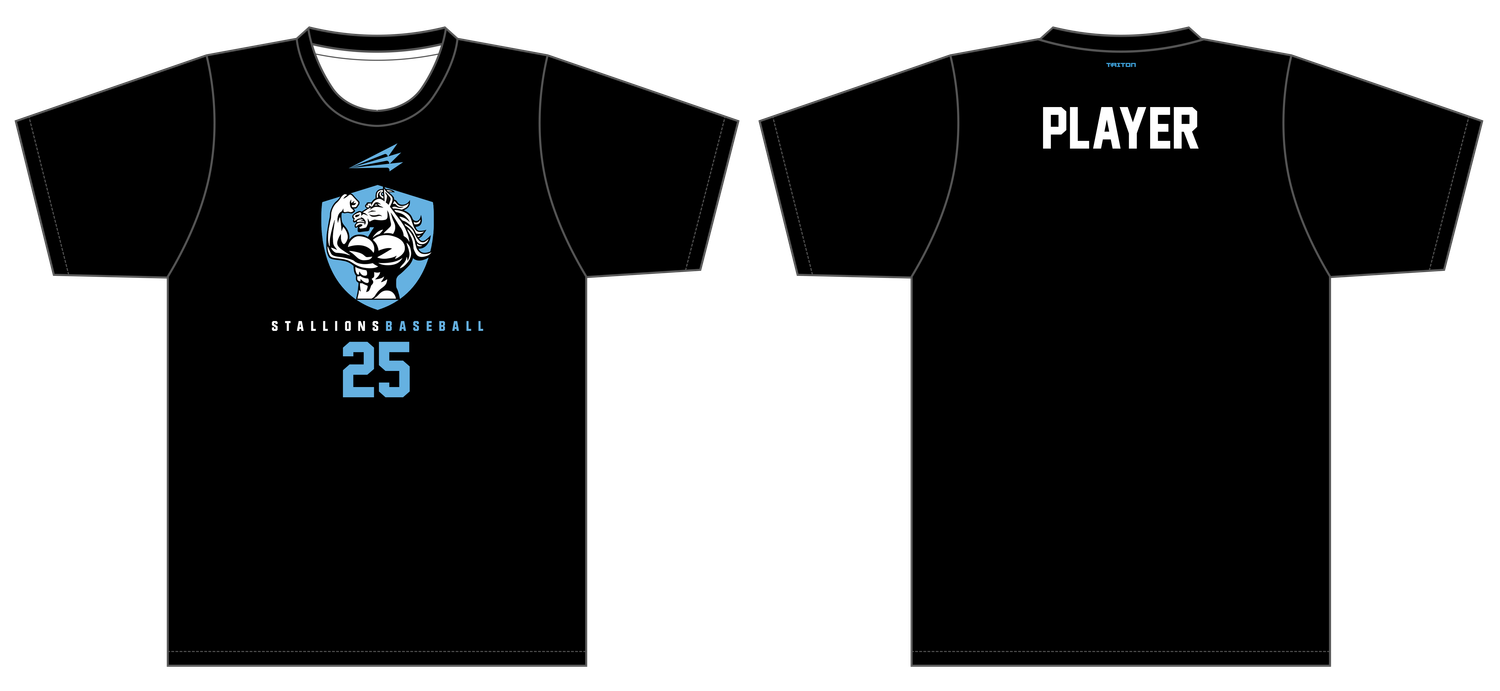 Stallions Baseball Custom HyperTee #HT1C