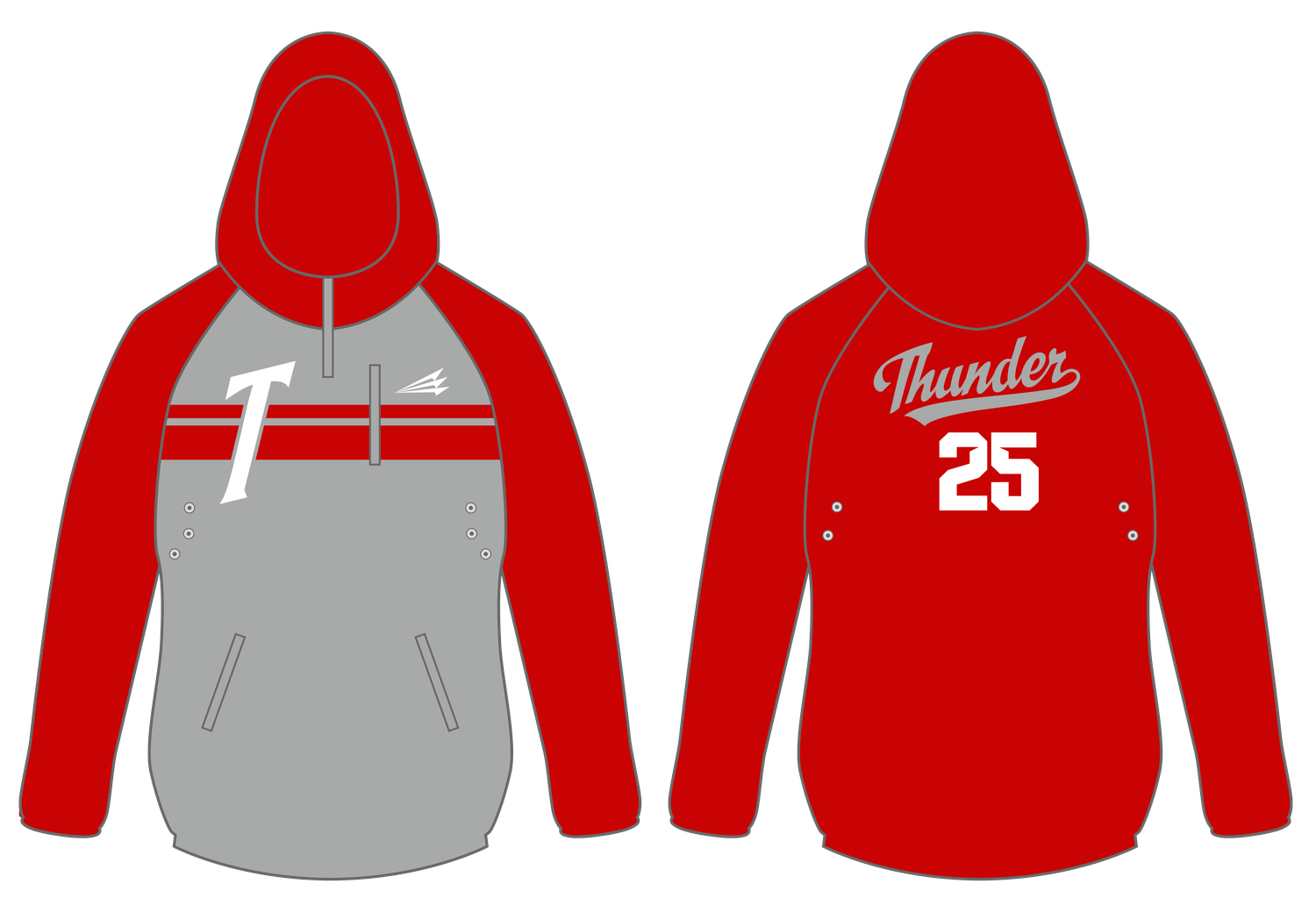 Troy Thunder Custom Gladiator Hoodie #GH1