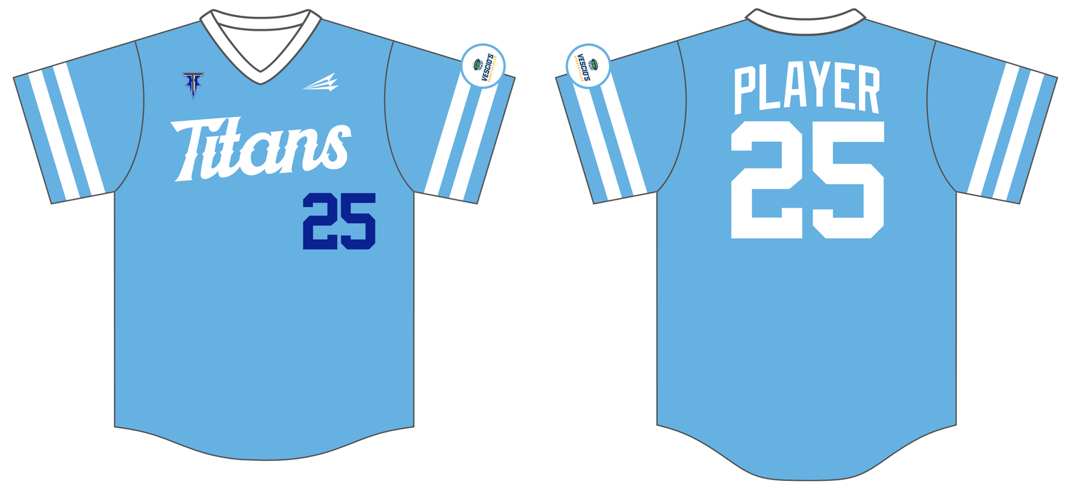 Hopewell Titans Custom NanoDri Baseball Jersey #J3B