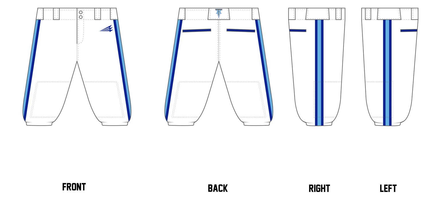 Hopewell Titans Custom Knickers Baseball Pant #BP2