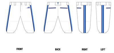 Hopewell Titans Custom Knickers Baseball Pant #BP2