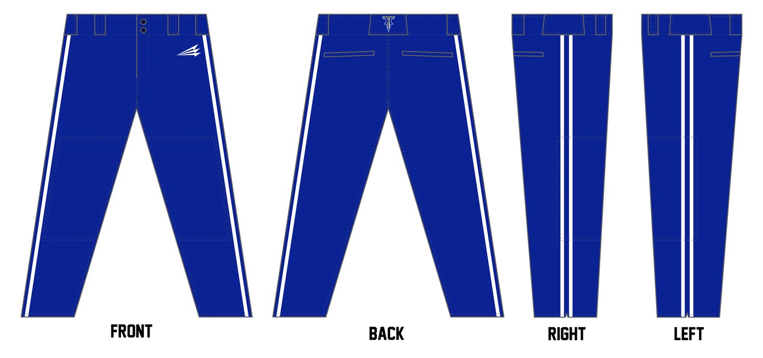 Hopewell Titans Custom Athletic Cut Baseball Pant #BP4F