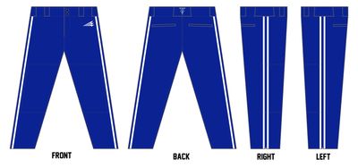 Hopewell Titans Custom Athletic Cut Baseball Pant #BP4F
