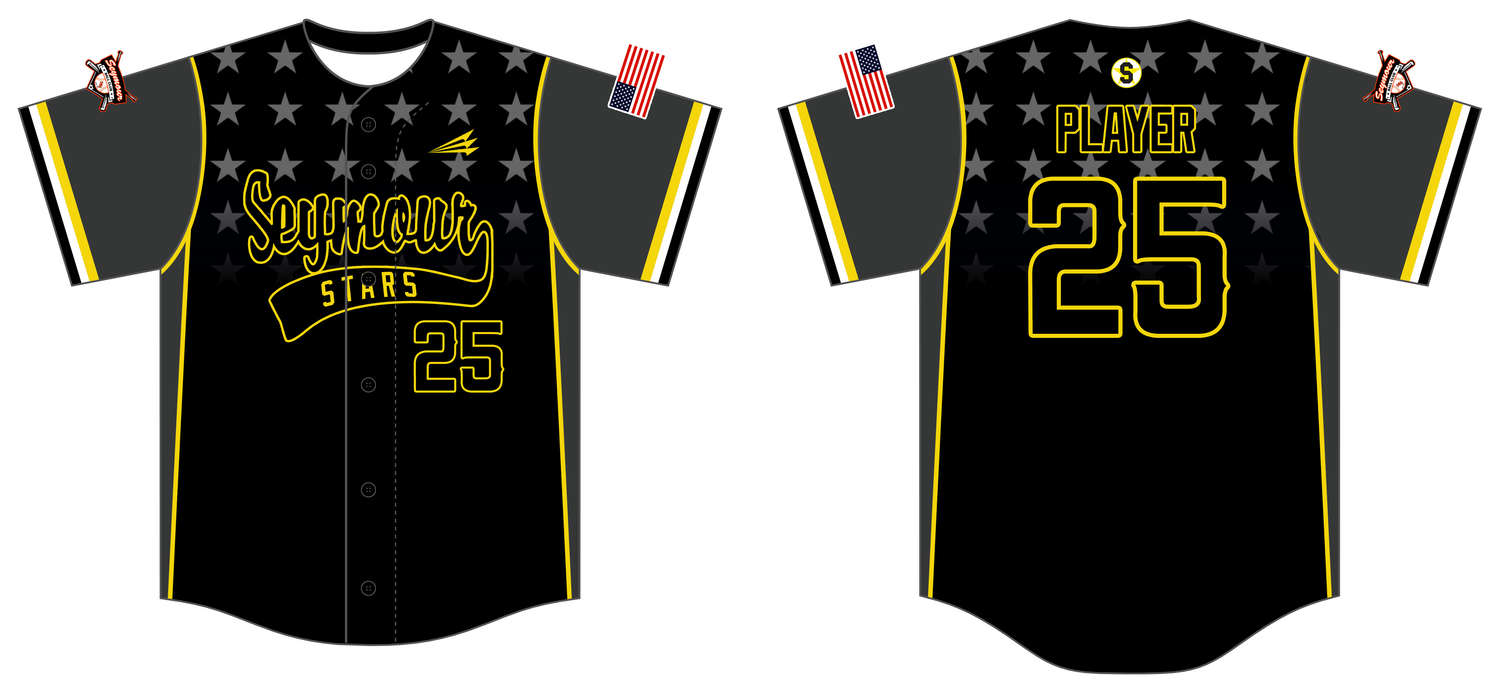 Seymour Stars Custom HexaFlex Baseball Jersey #J15I