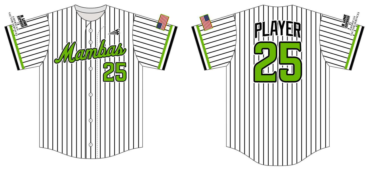Midwest Mambas (Hereen) Custom Nanodri Baseball Jersey #J5C