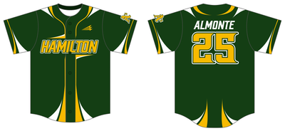 Hamilton A's Custom Nanodri Baseball Jersey #J19A