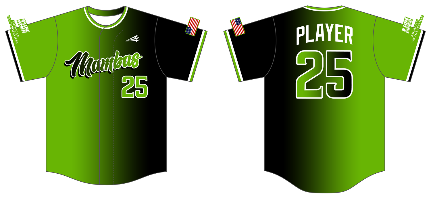 Midwest Mambas (Hereen) Custom Nanodri Baseball Jersey #J4B