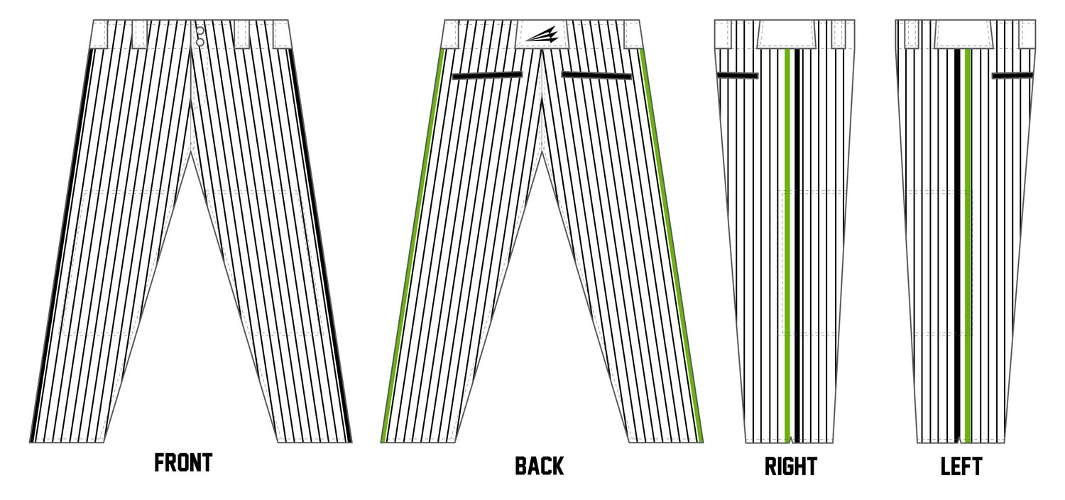 Midwest Mambas (Hereen) Custom Athletic Cut Baseball Pants #BP5B