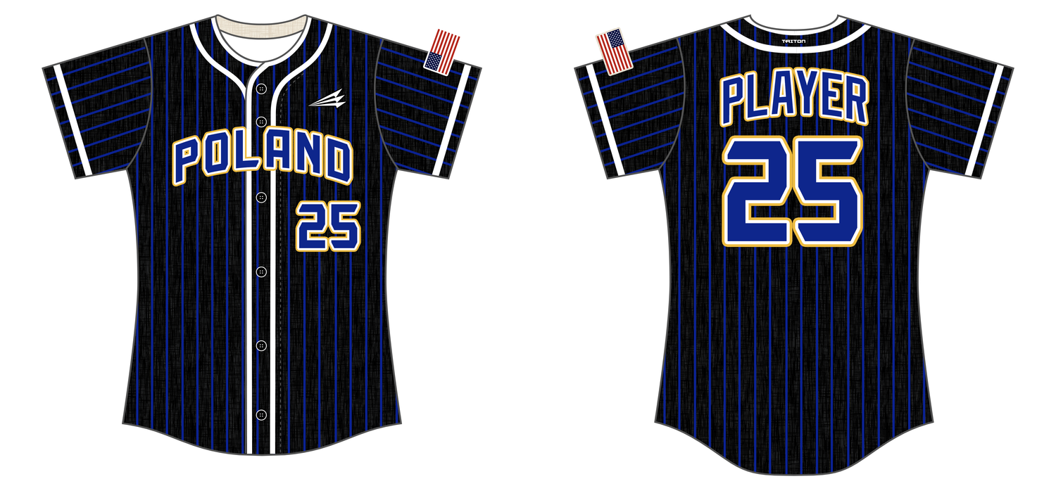 Poland Lady Bulldogs Custom NanoDri Softball Jersey #J7C