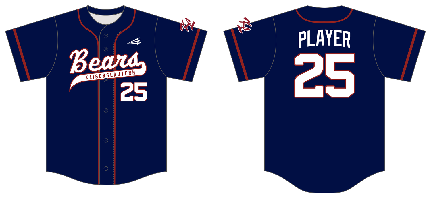 Kaiserslautern Bears Custom NanoDri Baseball Jersey